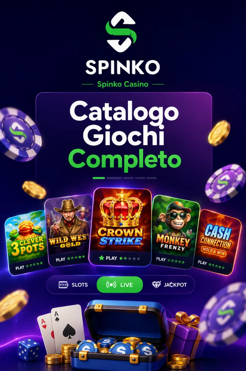 Spinko Casino — Catalogo Giochi Completo
