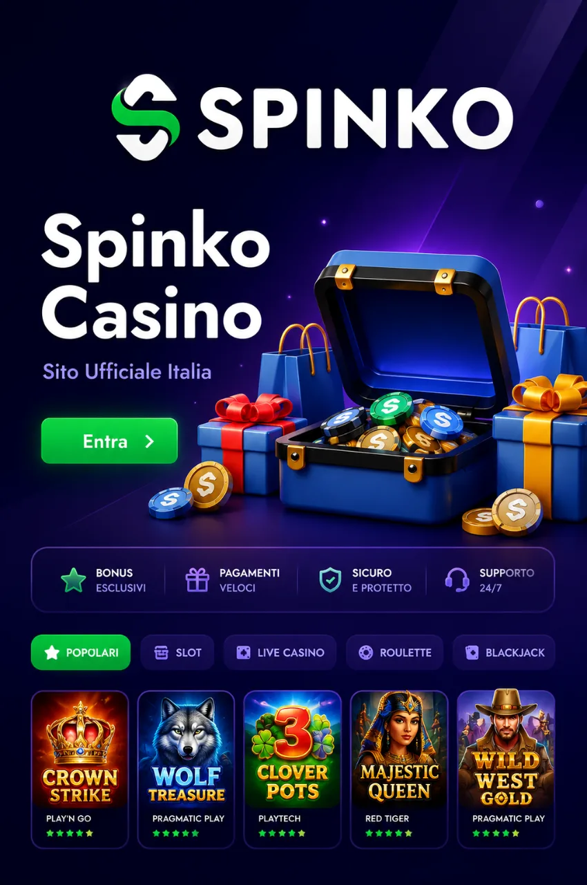Spinko Casino — Sito Ufficiale Italia