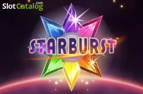 Starburst, gemme luminose su sfondo cosmico